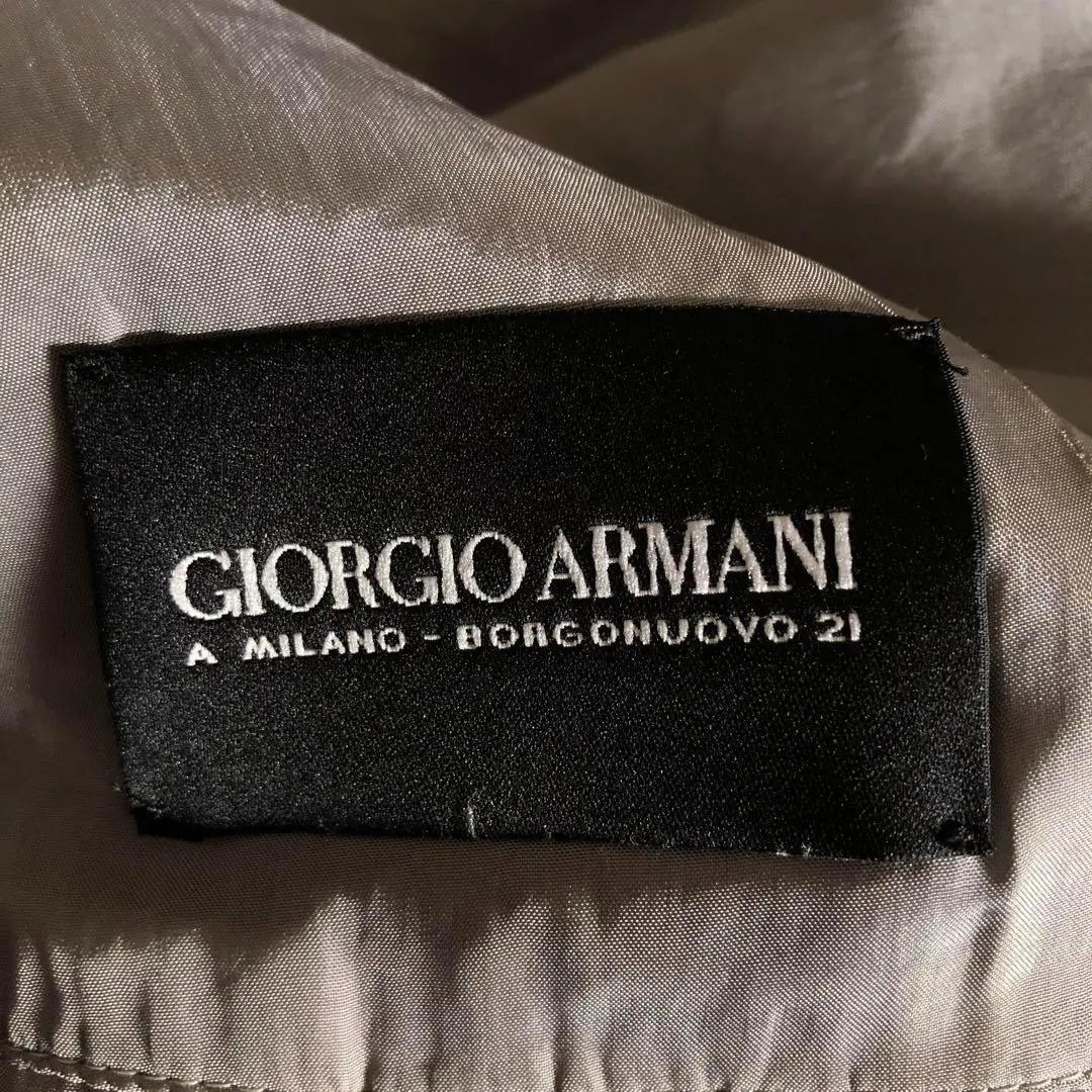 GIORGIO ARMANI *Size 50 *No-collar coat *Giorgio Armani