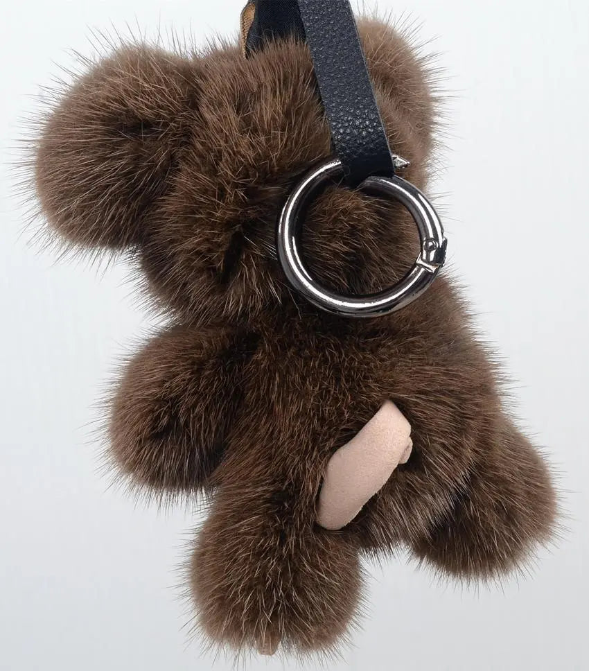 New limited pig -chan ★ finest mink furbag charm/key chain fur fur