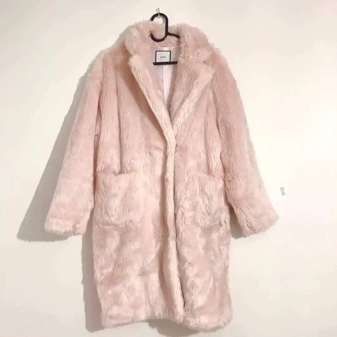 jouetie fur coat pink