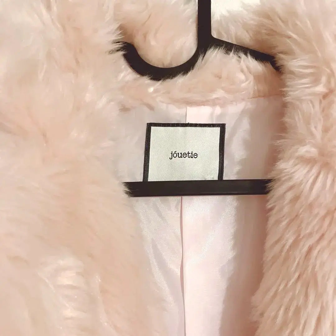 jouetie fur coat pink