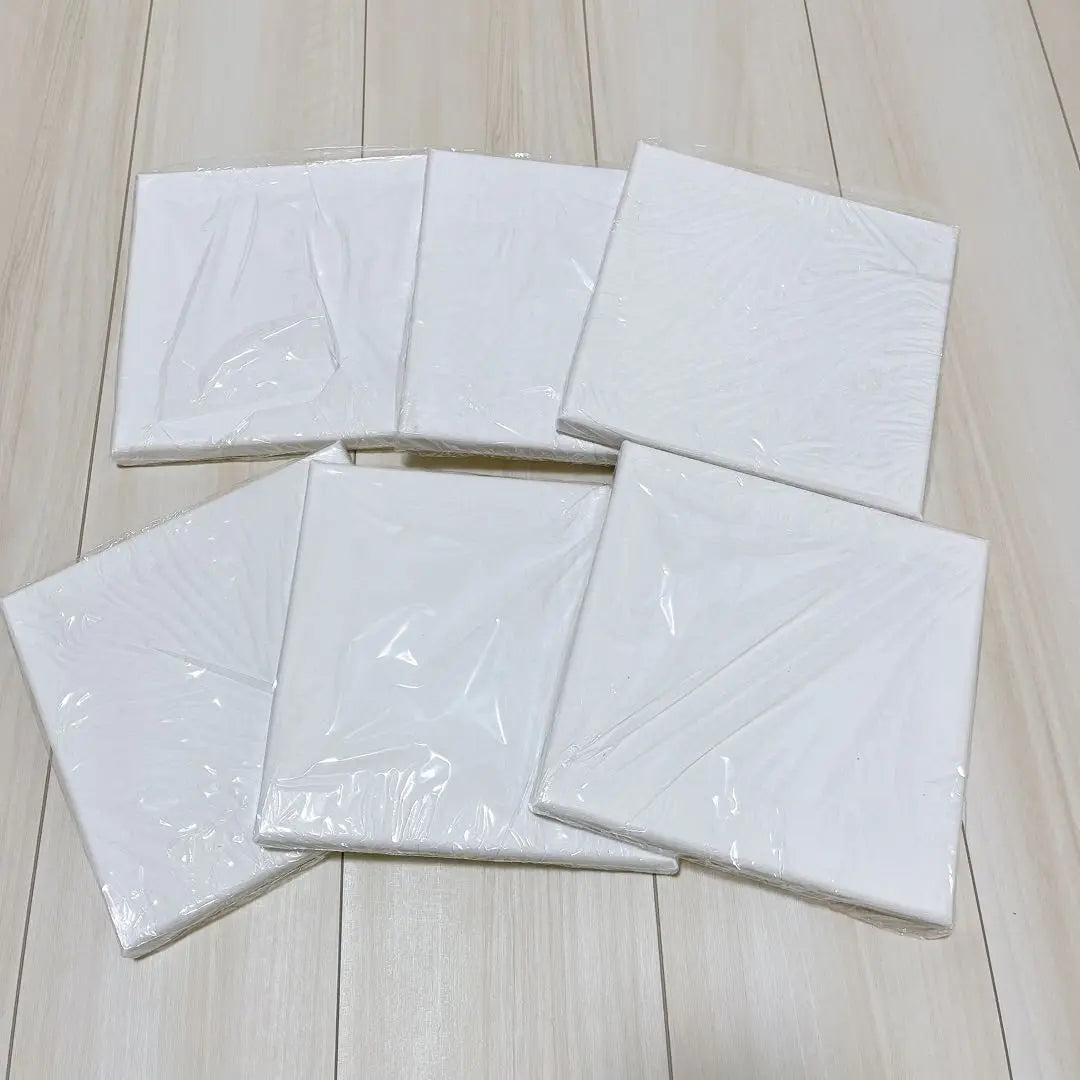 Square Canvas 20x20cm 6pcs