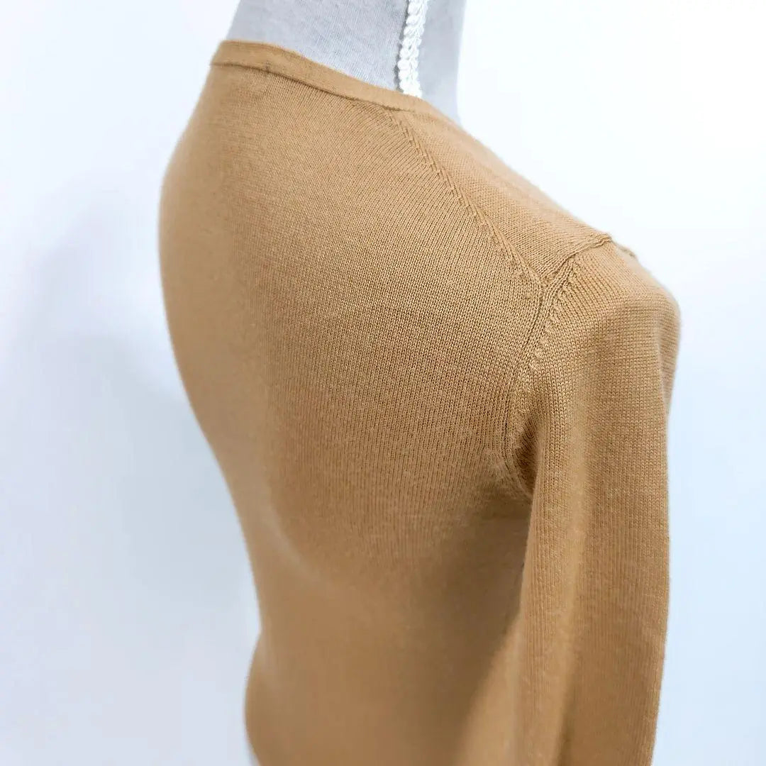 [Good condition✨] Inedo long sleeve thin V-neck cardigan brown 9 adjustable wear