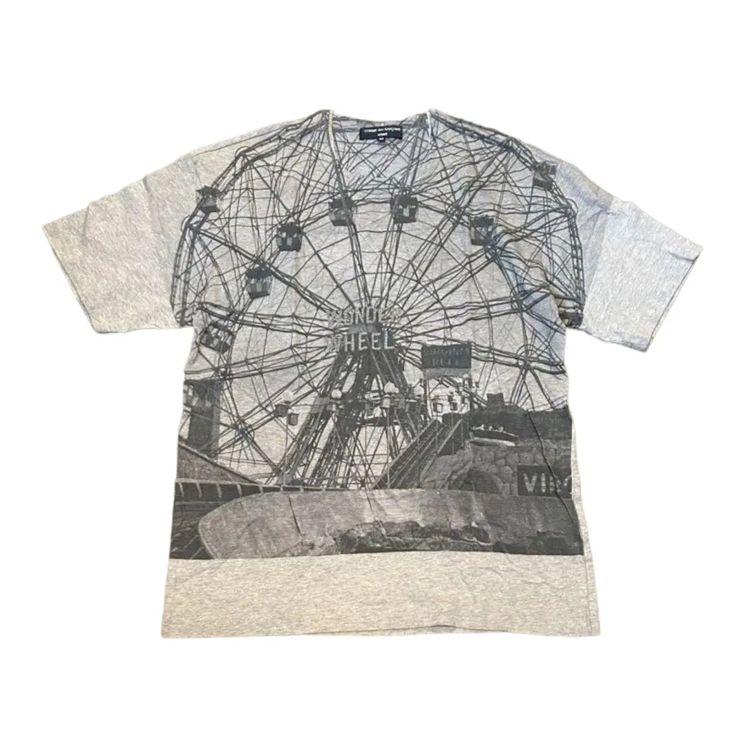 New COMME des GARCONS HOMME Ferris wheel transfer T -shirt M2005