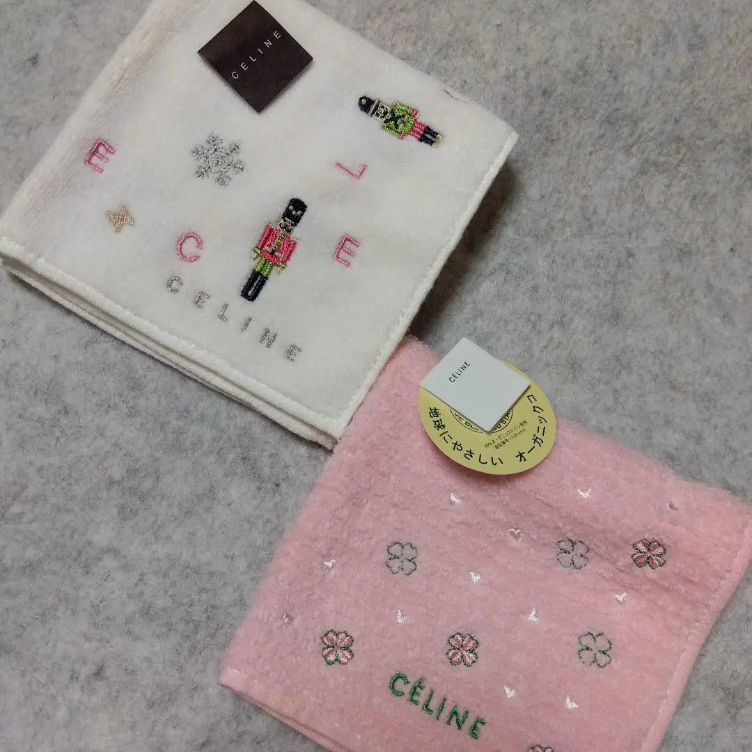 ④ Celine Towel Handkerchief Set of 2