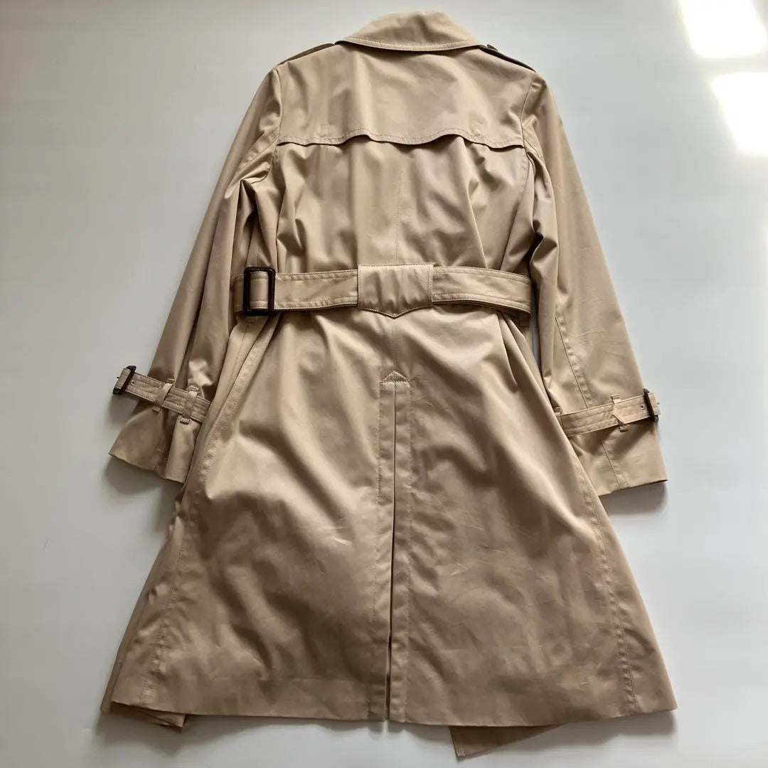 [Productos hermosos] LES MUES Gabardina Forro Cinturón búsqueda de trabajo beige | 【美品】LES MUES トレンチコート ライナー付き ベルト就活 ベージュ