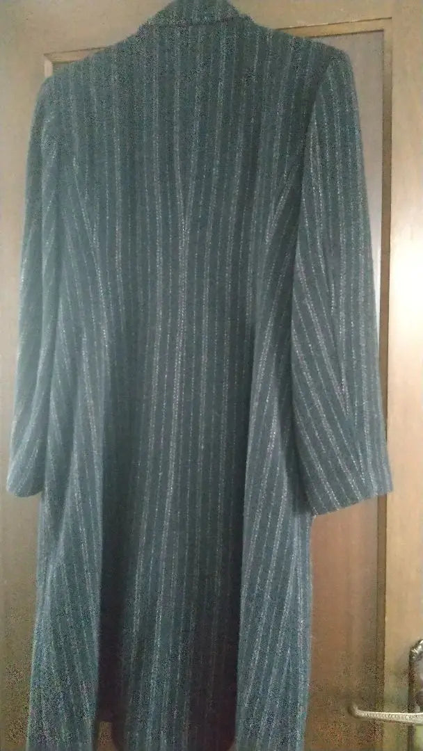 Good condition vintage MICHEL KLEIN striped long coat