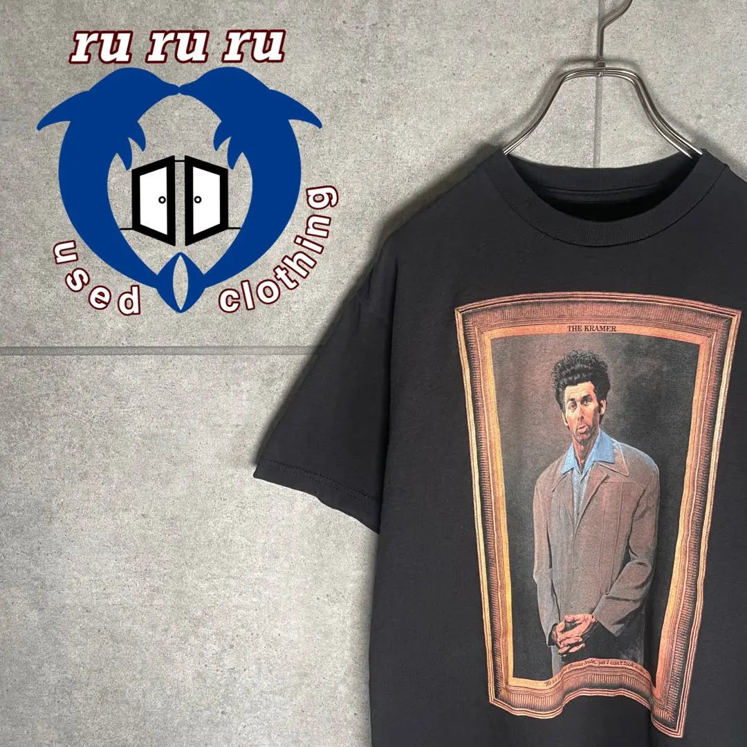 [Ropa vieja] Camiseta vintage de manga corta SEINFELD Photo Frame Comedy | [古着]ビンテージ 半袖 Tシャツ Seinfeld フォトフレーム コメディ