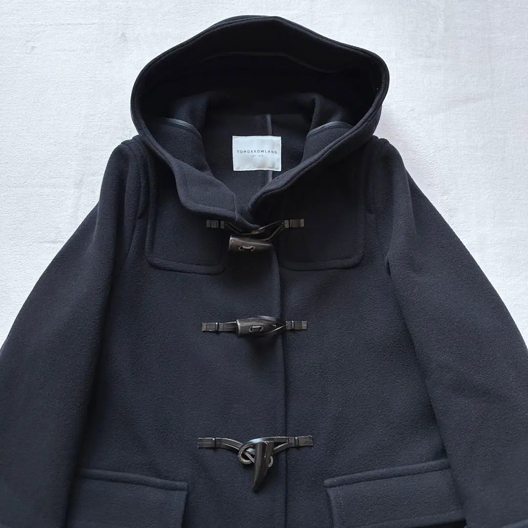 Current product ✨ Tomorrowland Wool Melton Duffle Coat Cowhide Black 36