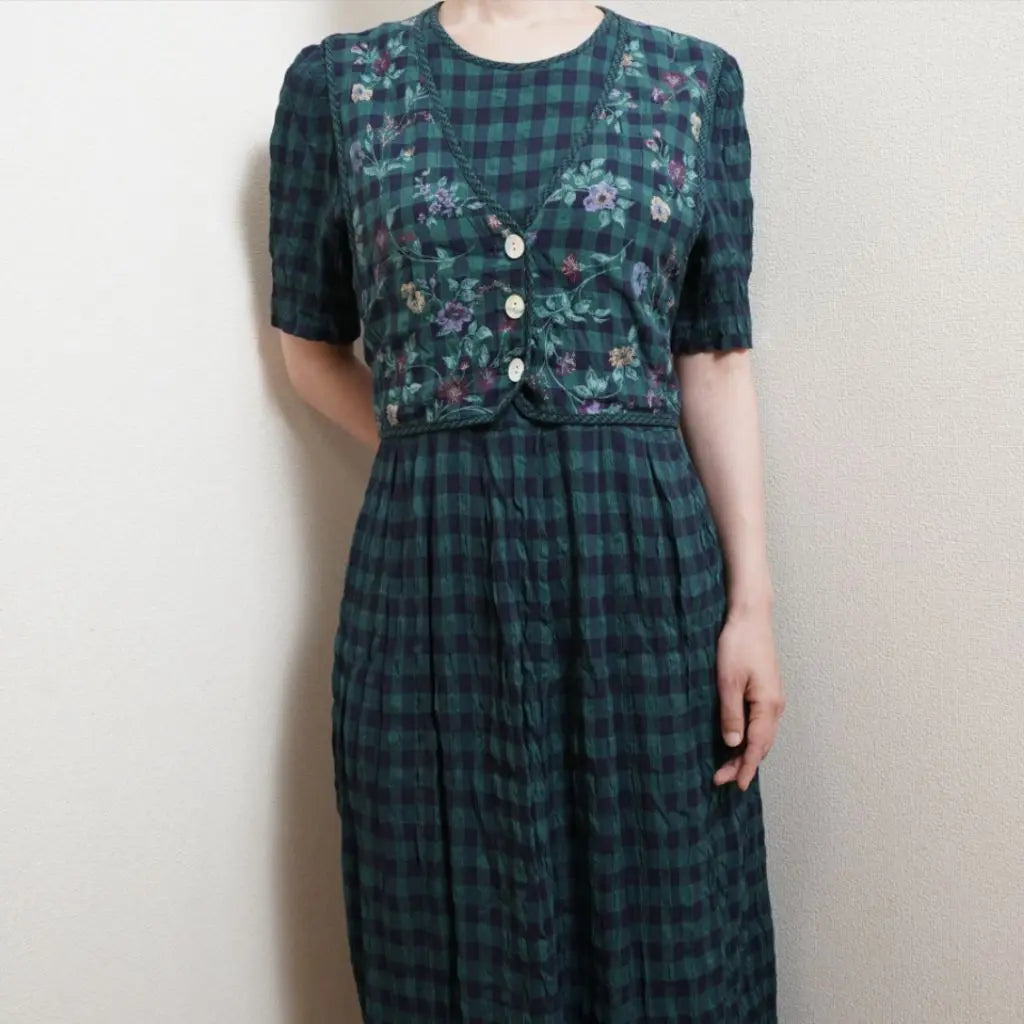 J.B.S.LTD Dress, American Import, Showa Retro Vintage, One-of-a-kind