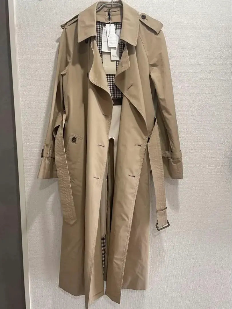 [Aquascutum] List price 121,000 yen Beige trench coat