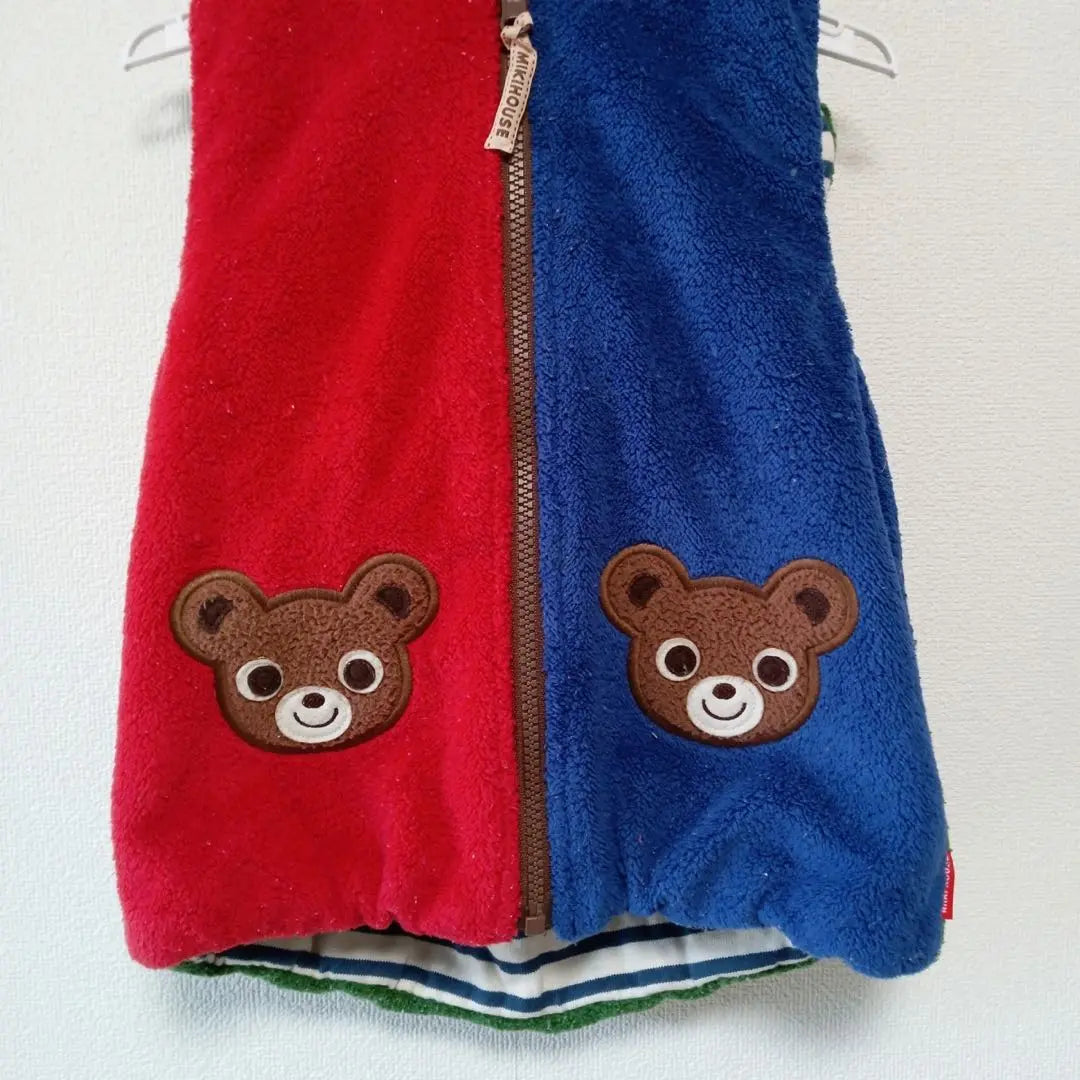 [Miki House] Pucchi's role-playing vest 110cm colorful fleece