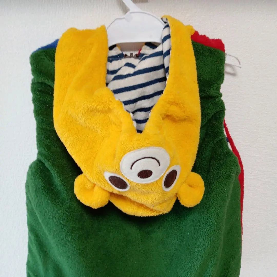 [Miki House] Pucchi's role-playing vest 110cm colorful fleece