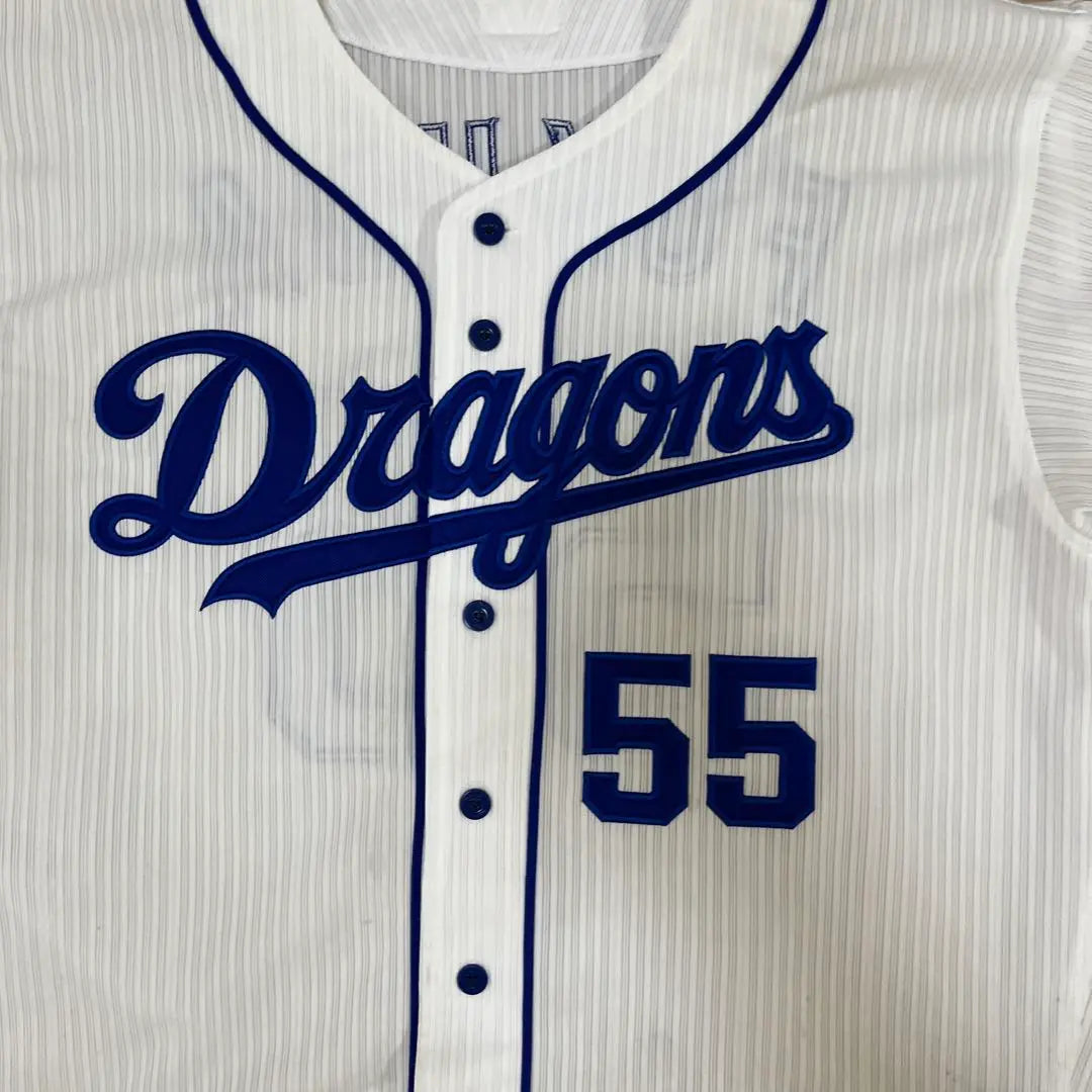 Home uniform used by Chunichi Dragons Fukuda | 中日ドラゴンズ実使用ホームユニフォーム　福田