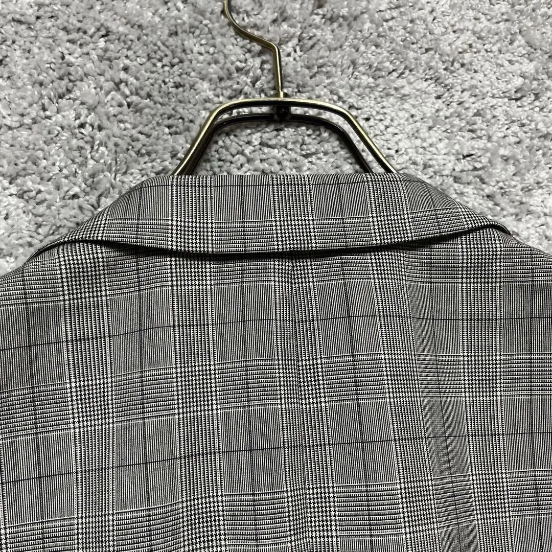 ★Good condition Cool Stratin [36] Check pattern wool tailored jacket AU2122