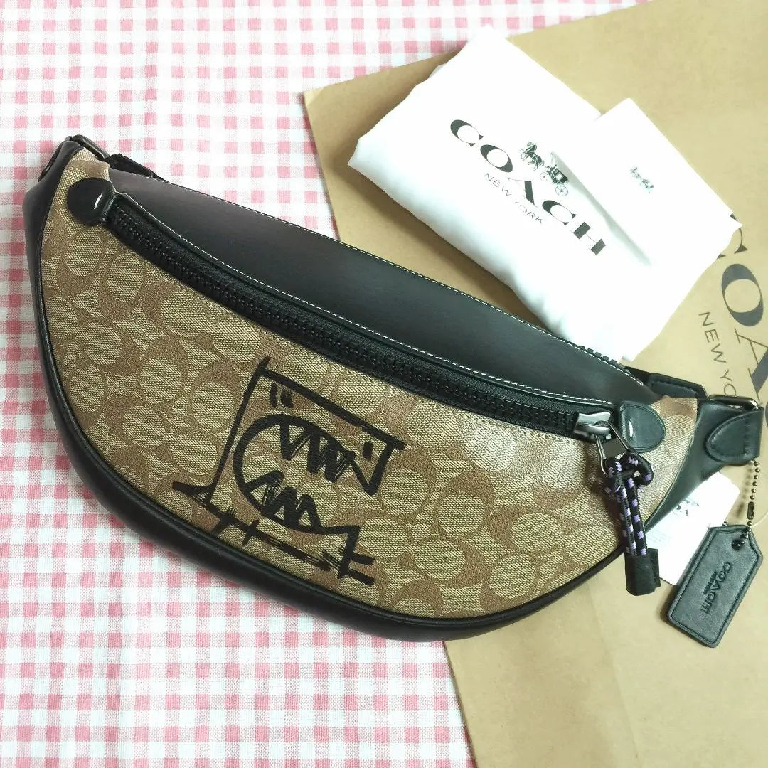 Coach bag F75761 Belt bag Body bag Men's bag Crossbody bag