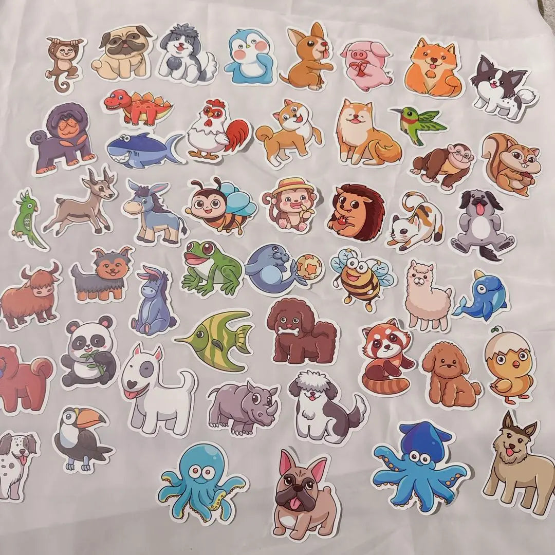 ❤️Animal Stickers Cute 100 pieces