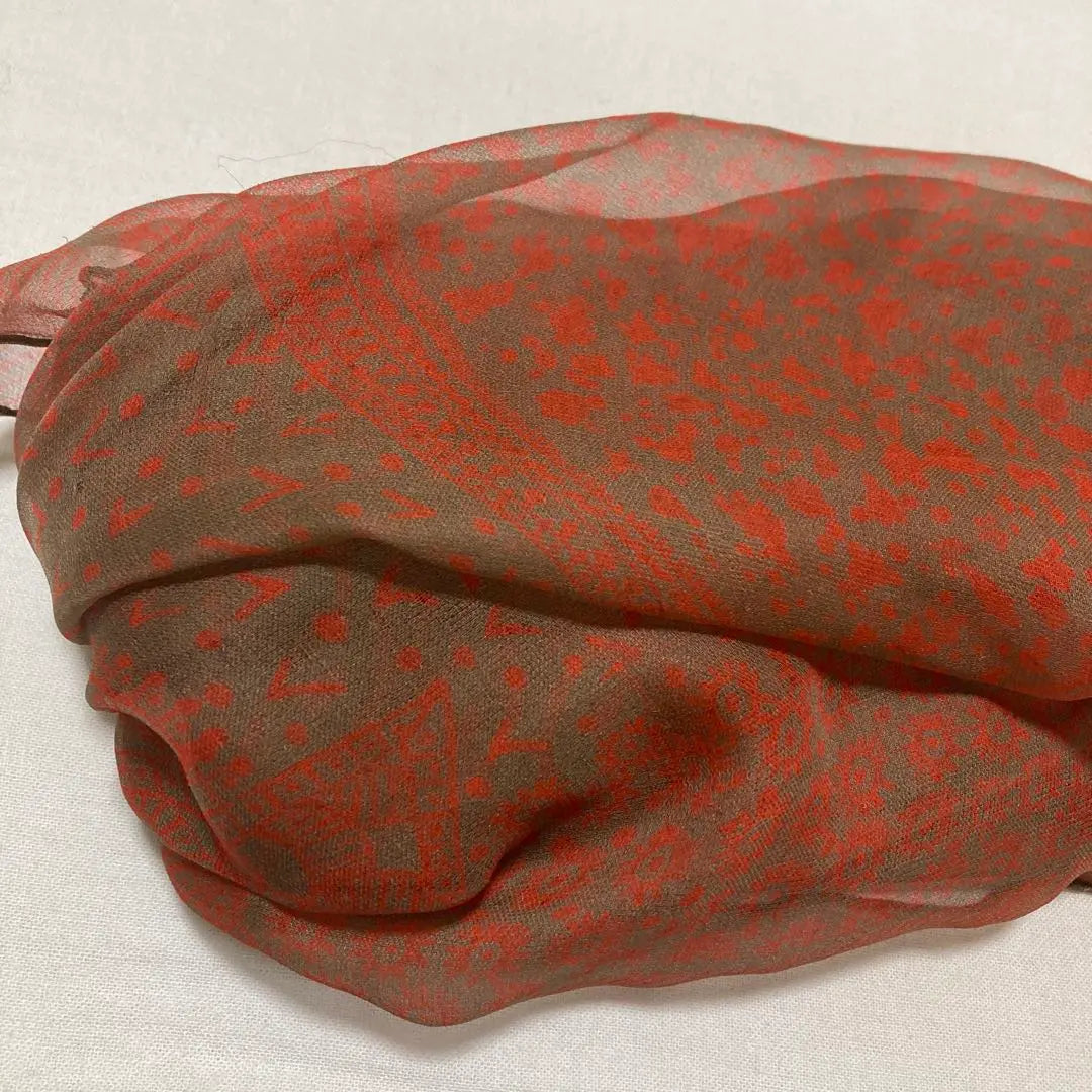 Giorgio Armani Silk Chiffon Scarf Vintage