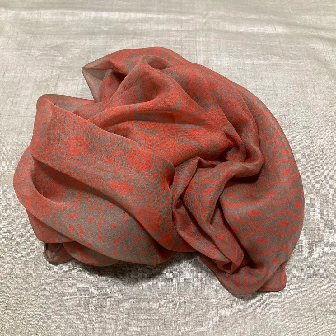 Giorgio Armani Silk Chiffon Scarf Vintage