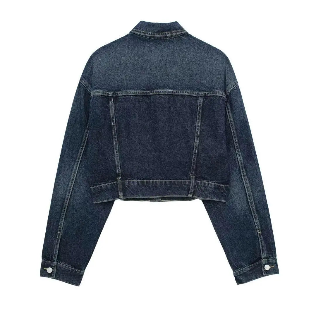 Denim jacket heart epine eimy zara bibiy gap