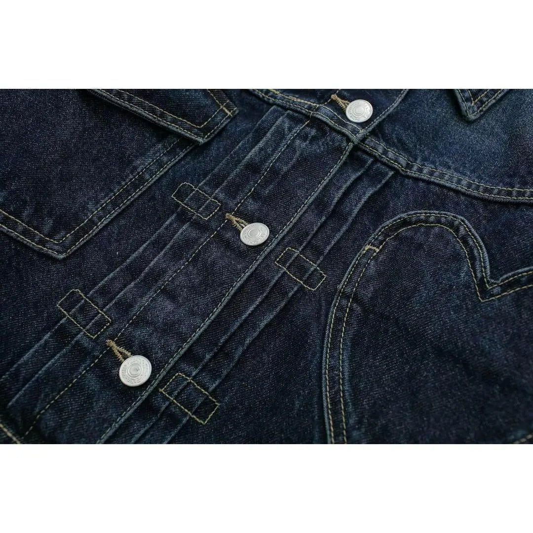 Denim jacket heart epine eimy zara bibiy gap