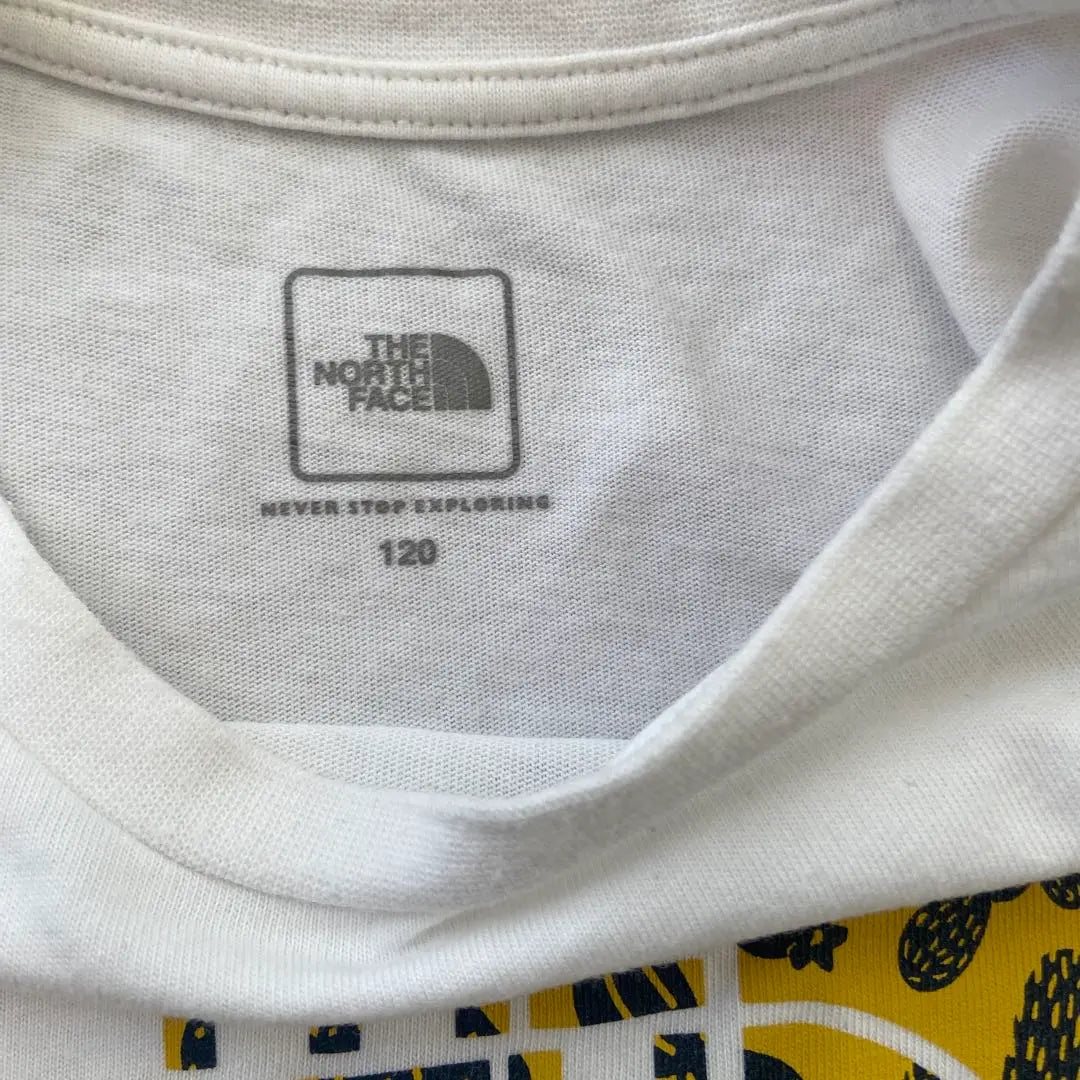 THE NORTH FACE T-shirt size 120 white