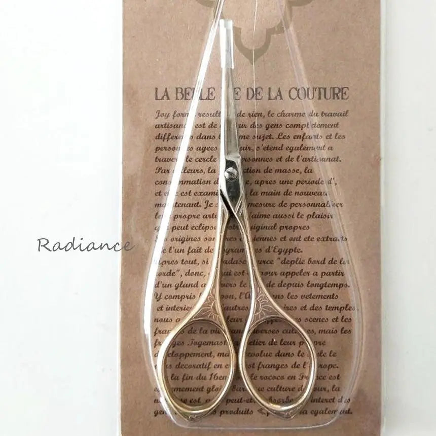 ☆Estuche para tijeras ☆Cuero ☆Estuche para tijeras antiguo ☆Camello ☆