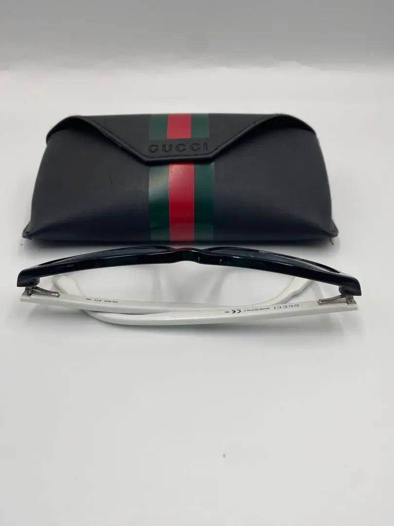 ‼ ️Extremely beautiful item!! ️Gucci Fashion Glasses Non-Prescription Square Sherry Line GG Logo