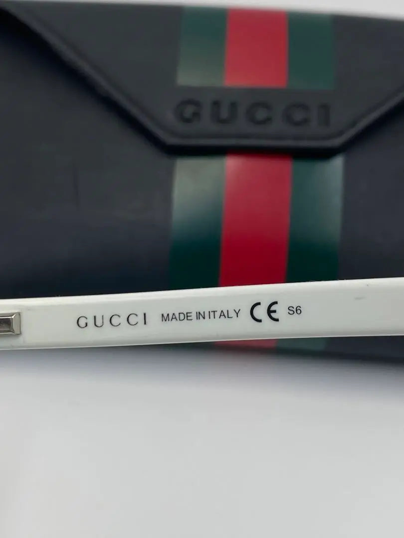 ‼ ️Extremely beautiful item!! ️Gucci Fashion Glasses Non-Prescription Square Sherry Line GG Logo