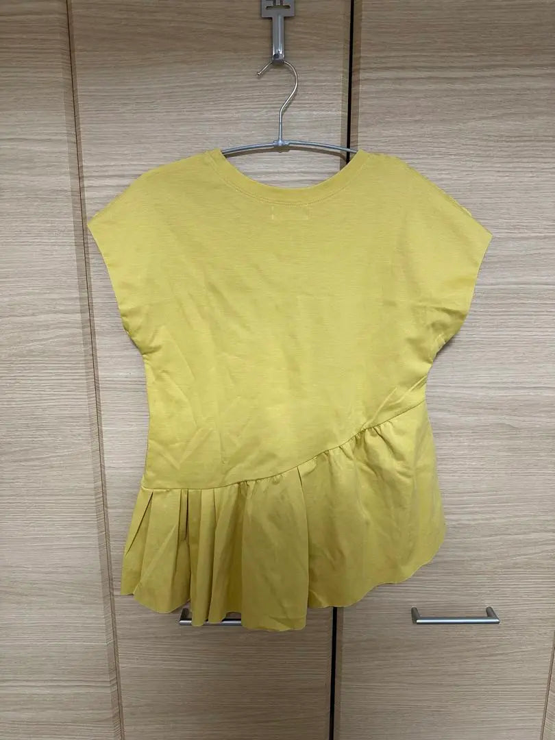 [New and unused] Luftrobe blouse short sleeve tunic yellow