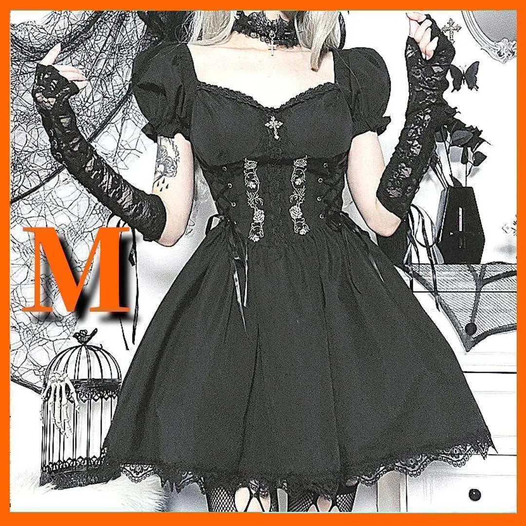 Little Devil Cosplay Costume Gothic Lolita Dress Gothic Punk Lace Up