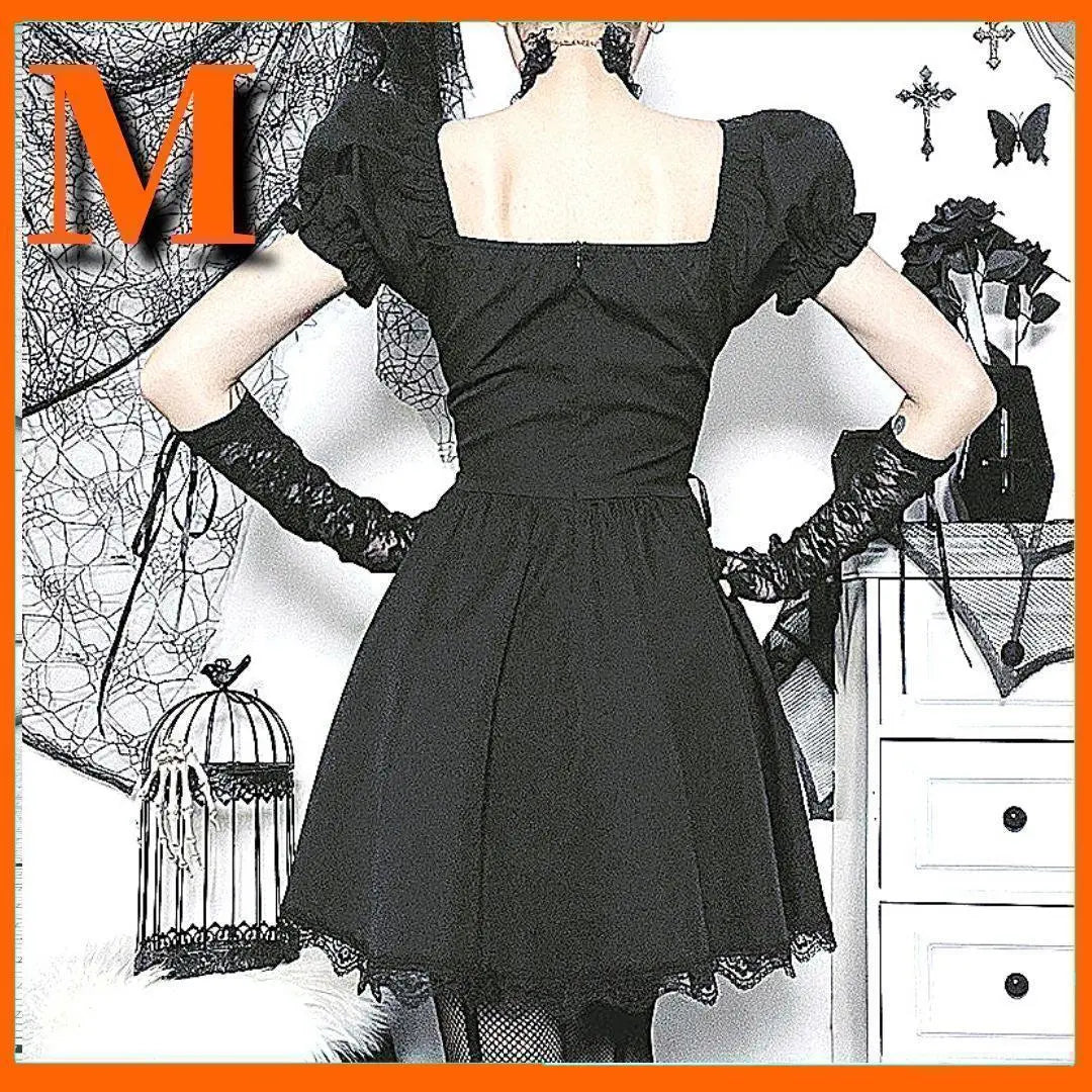 Little Devil Cosplay Costume Gothic Lolita Dress Gothic Punk Lace Up