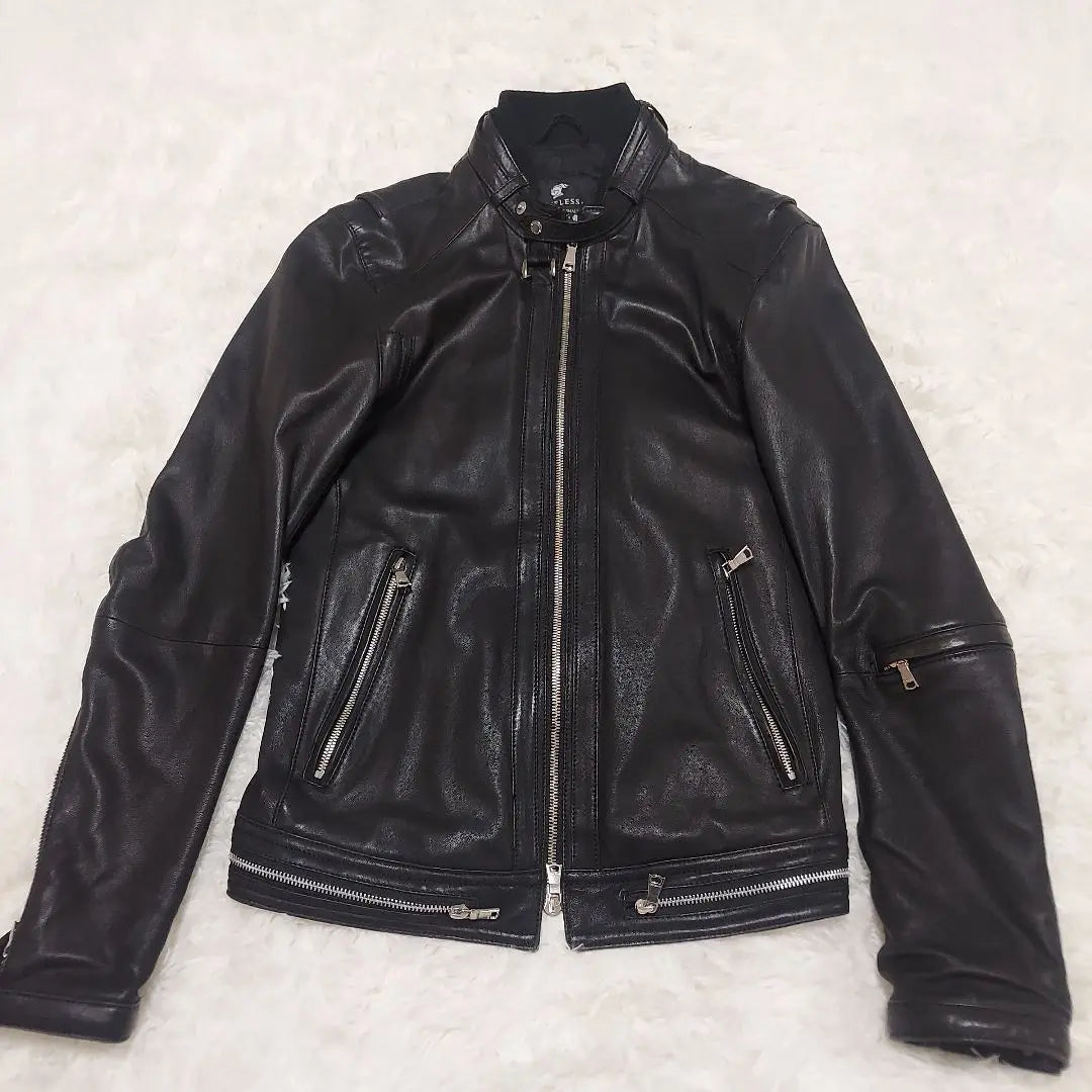 [LOVELESS] Leather jacket Single rider Lamb leather Sheep leather M