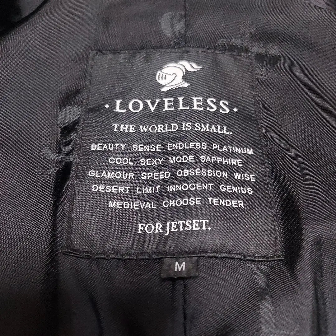 [LOVELESS] Leather jacket Single rider Lamb leather Sheep leather M