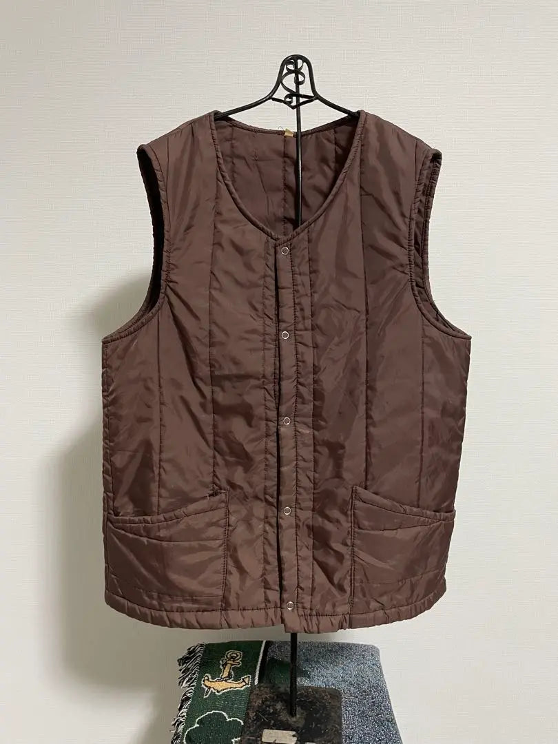 80s quilted vest