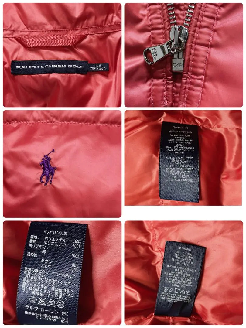 [Good condition] RALPH LAUREN GOLF down jacket with belt