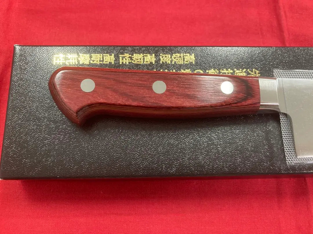 Espada Takamura Kimono Otori Kouku 180 mm Polvo de acero alto sin usar | 高村刃物 鳳皇琳 牛刀 180㎜ 粉末ハイス鋼 未使用品