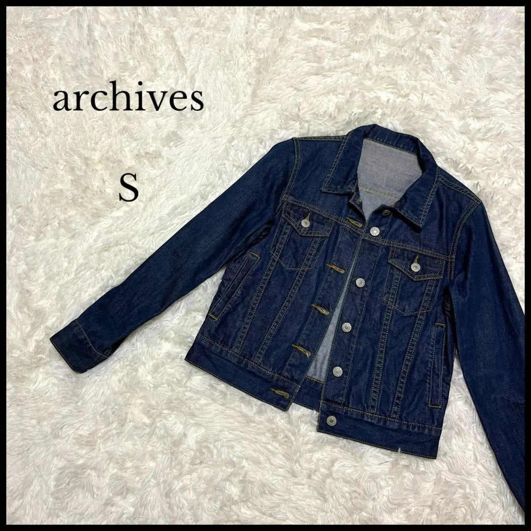 Productos hermosos [Archivos] Alsheve G Jandenim Jacket S Ladies | 美品【archivos】アルシーヴ Gジャン デニムジャケット S レディース