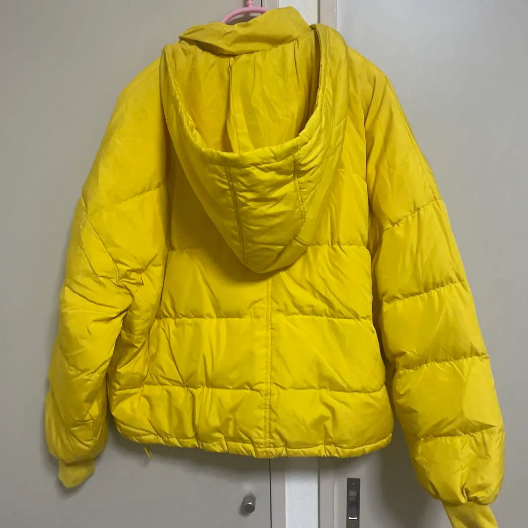 Anorak con capucha jouetie M amarillo slymoussy rug agem | jouetie フード付きダウンジャケット M黄色slymoussyラグアジェム