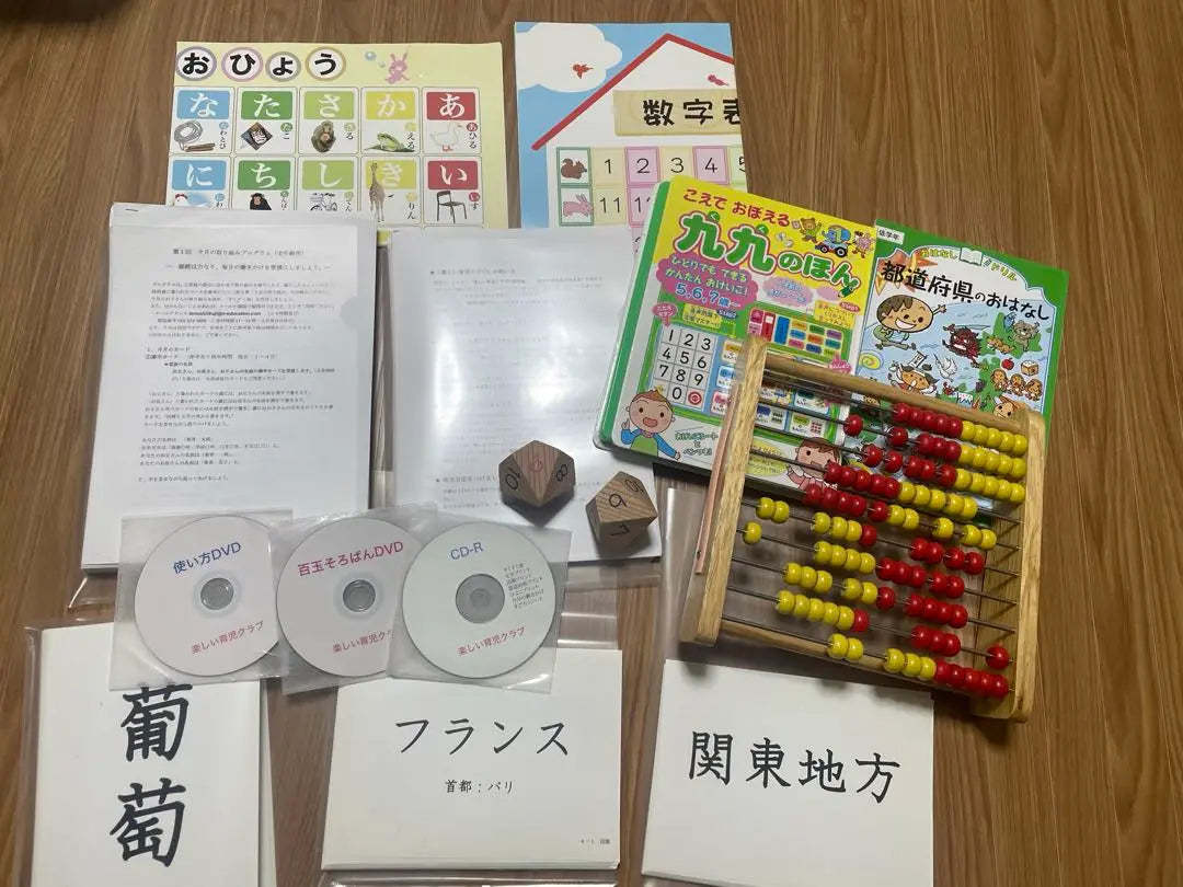 Fun Childcare Club Educational Used Set Tomoe Hyakuba Abacus Flash