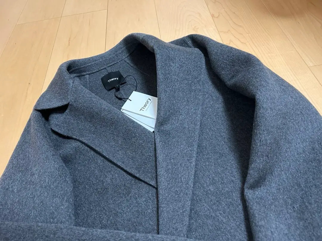 New Theory Coat NEW DIVIDE GC CLAIRENE J Gray