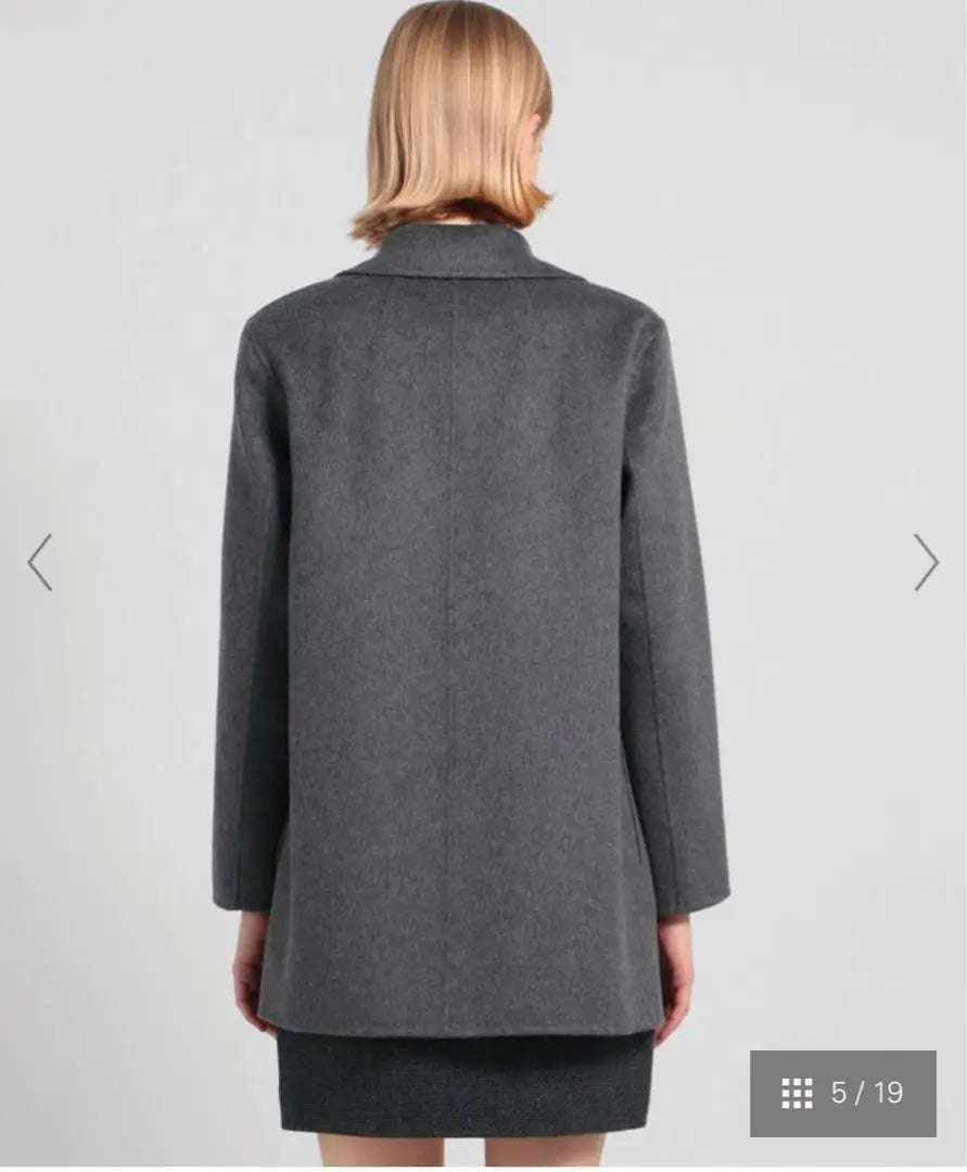 New Theory Coat NEW DIVIDE GC CLAIRENE J Gray