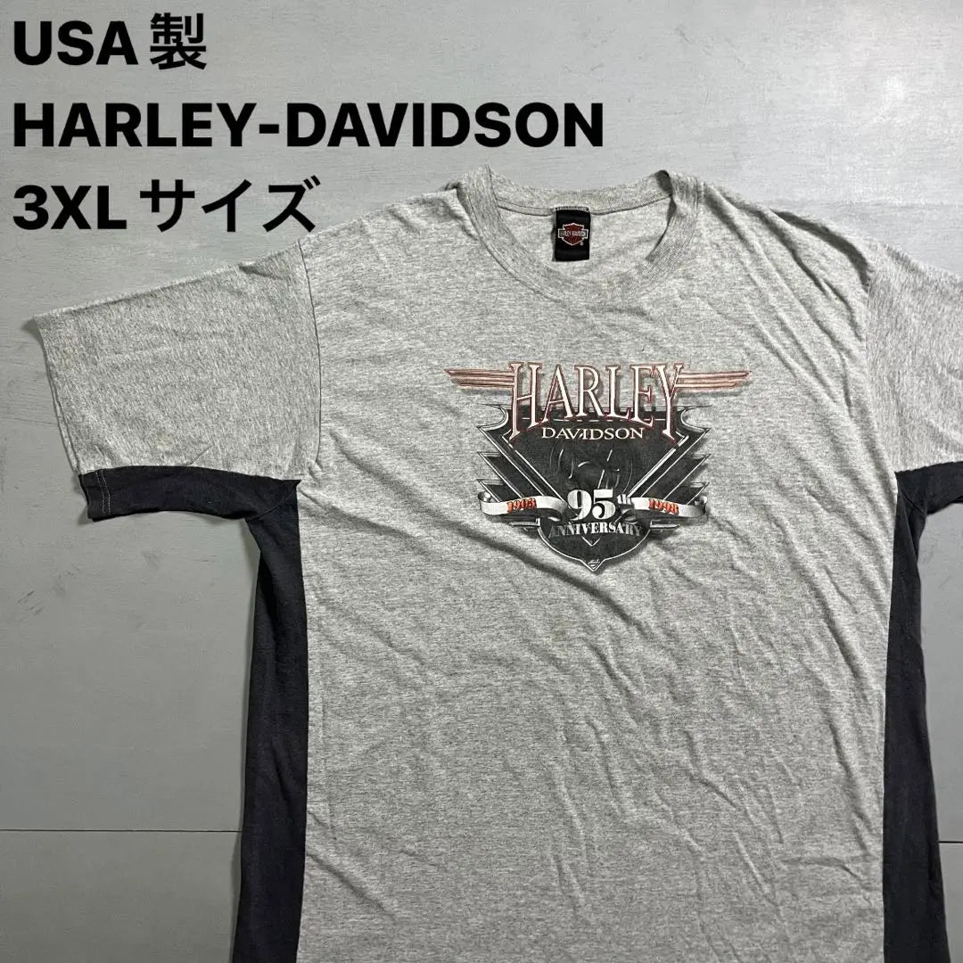 Large size ✨ Made in USA HARLEY-DAVIDSON T-shirt 3XL