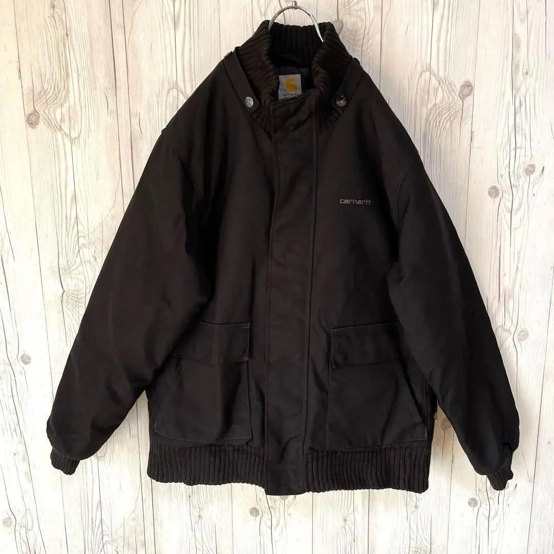 Carhartt Blouson Jacket Jumbar Black Men's L Coat Cold Protection