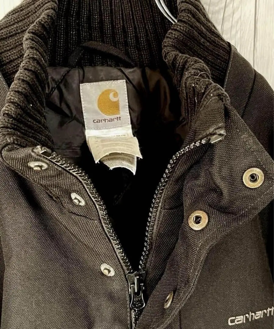 Chaqueta tipo blusón Carhartt Jumbar negra para hombre, talla L, abrigo con protección contra el frío