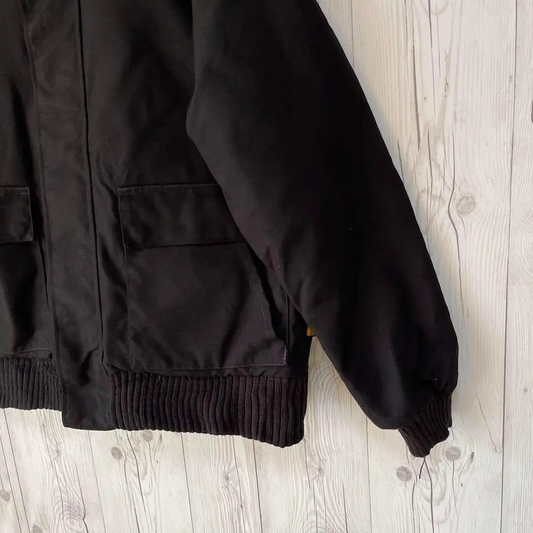 Chaqueta tipo blusón Carhartt Jumbar negra para hombre, talla L, abrigo con protección contra el frío