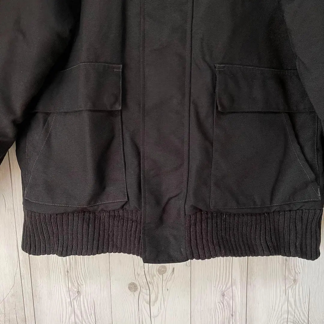 Chaqueta tipo blusón Carhartt Jumbar negra para hombre, talla L, abrigo con protección contra el frío