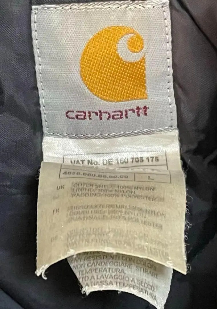 Chaqueta tipo blusón Carhartt Jumbar negra para hombre, talla L, abrigo con protección contra el frío