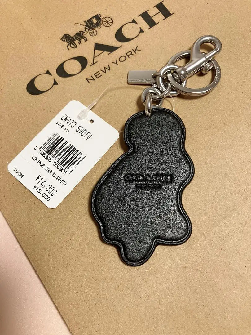 New Coach Dinosaur Sticker Bag Charm