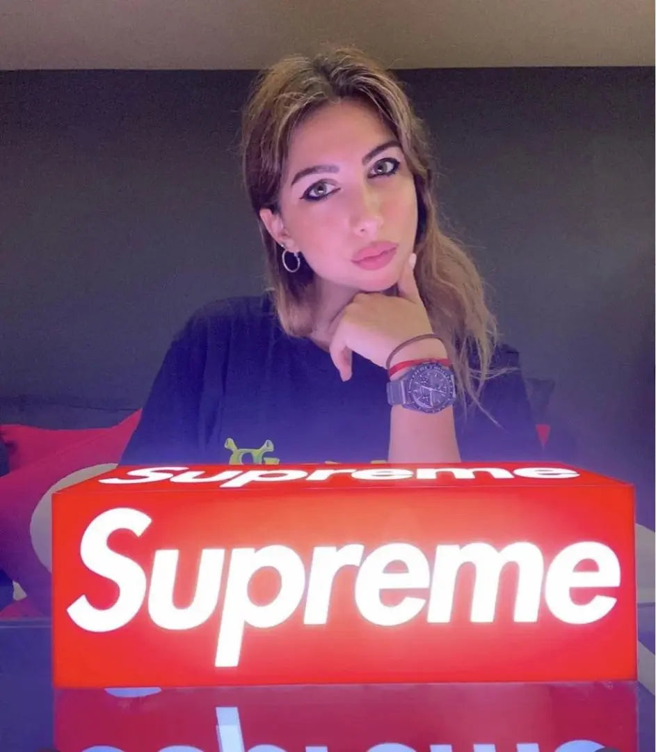 Supreme Box Logo Lamp