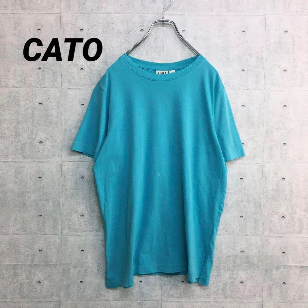 Z0170 CATO T -shirt light blue M plain